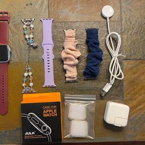 Apple Watch Series 5, 40mm, Bands, Clear Case